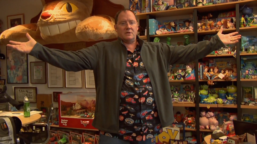 A Day In The Life Of John Lasseter Pixar Wiki Disney Pixar Animation Studios