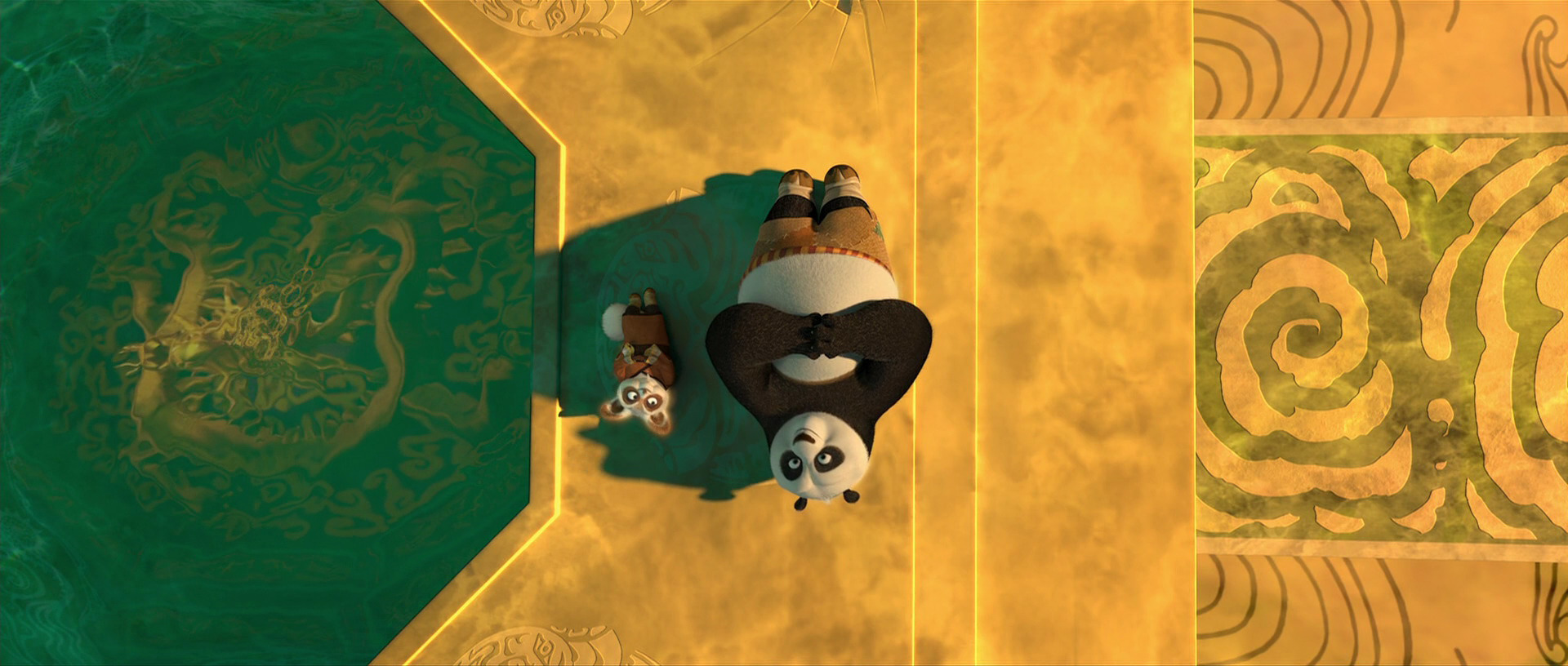 Po and Shifu at peace