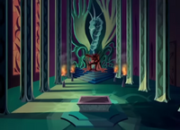 Darkar's throne room