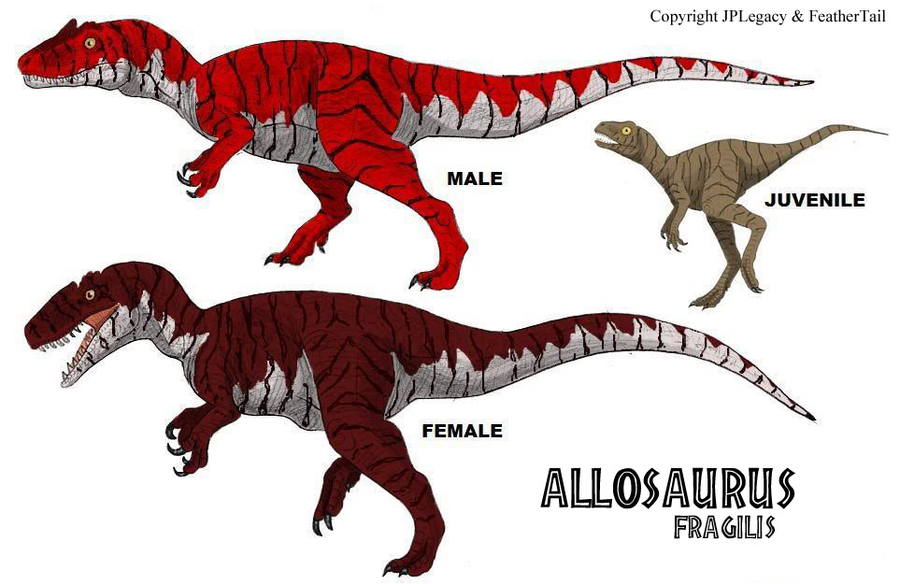 allosaurus t rex