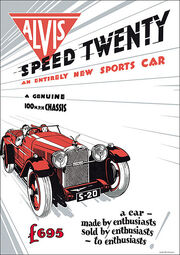 AlvisSpeedTwentyposter