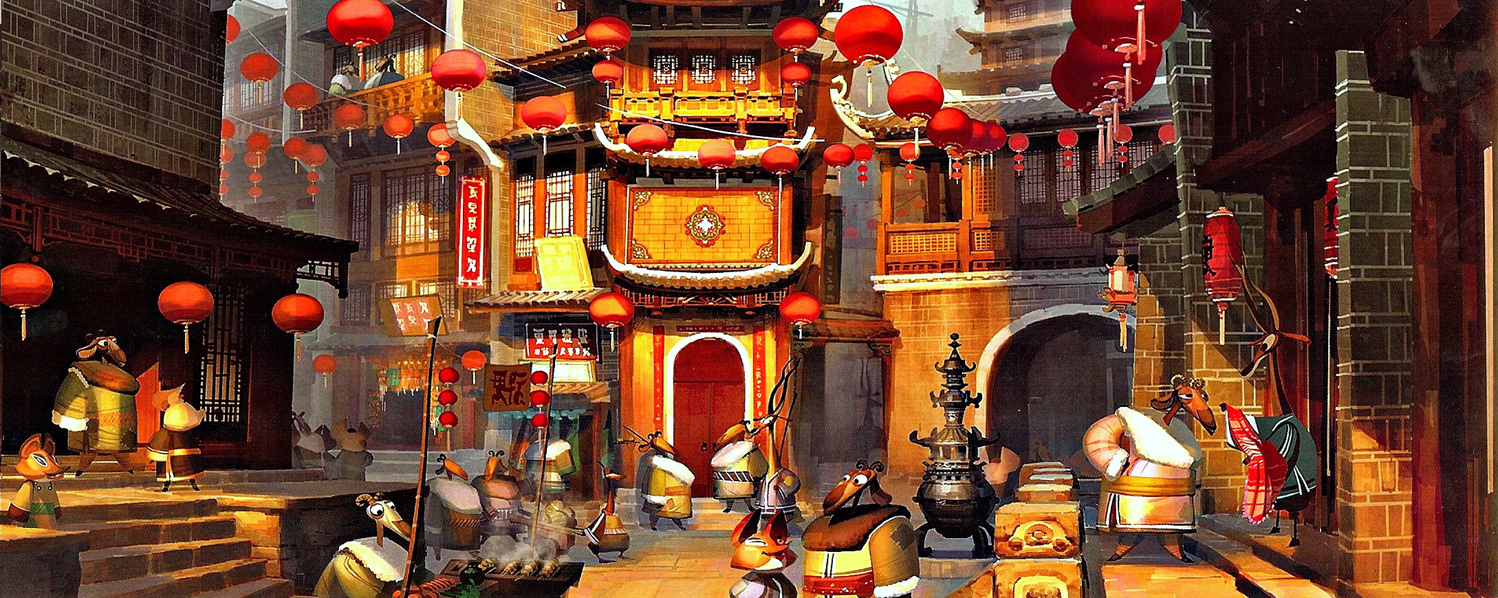 Kung Fu Panda 2 Concept Arts Concept Art and Environment