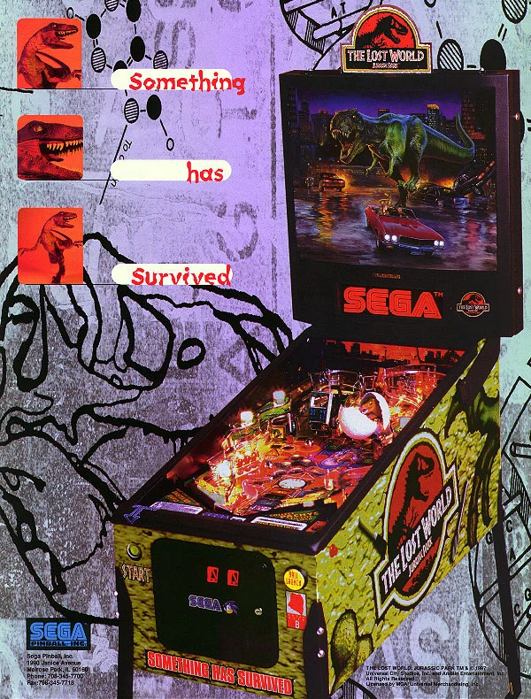 The Lost World Jurassic Park (pinball) Park Pedia Jurassic Park
