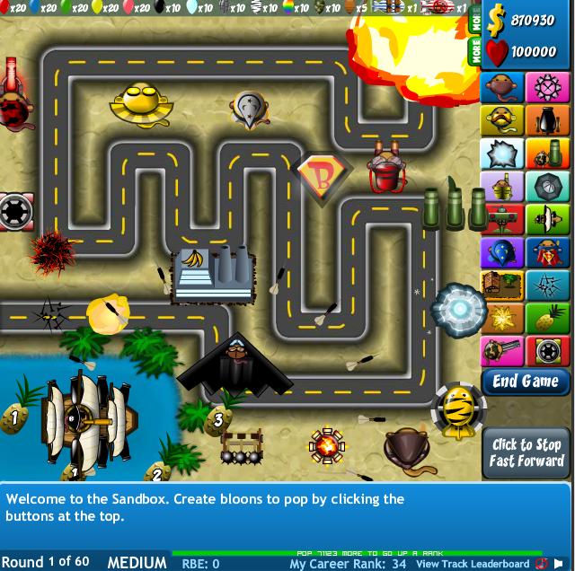 bloons tower defense 5 unblocked games