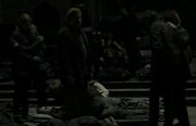 The Weasleys mourn