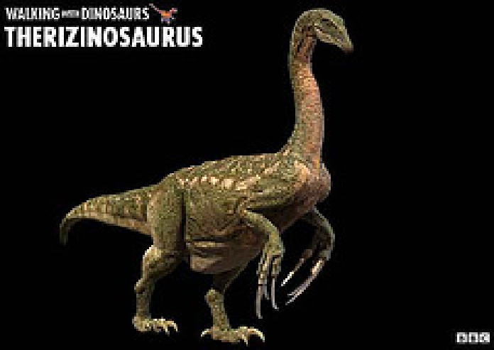 dinosaur therizinosaurus