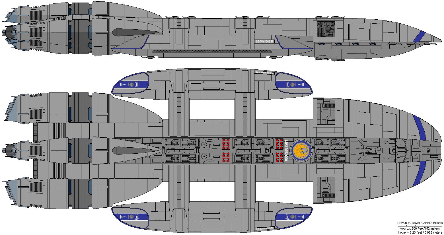 Battlestar Leonidas (Battlestar D8) - Battlestar Galactica Fanon Wiki