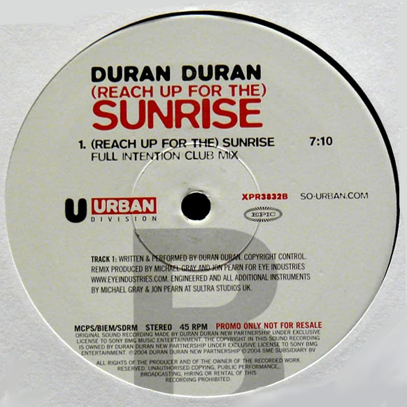 (Reach Up for The) Sunrise UK