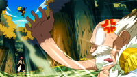 Makarov anger at Natsu