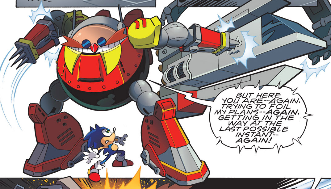 Egg Destroyer Battlesuit - Mobius Encyclopaedia - Sonic The Hedgehog Comics