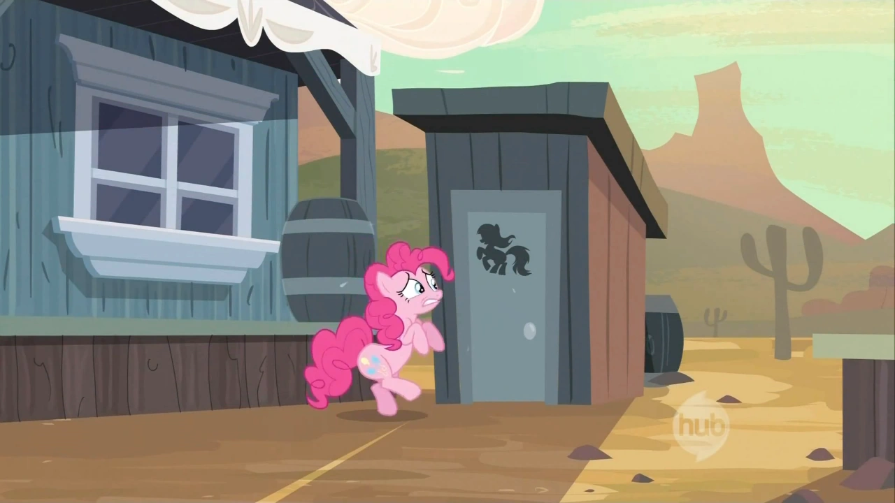 Pinkie_Pie_waiting_at_the_outhouse_S2E14