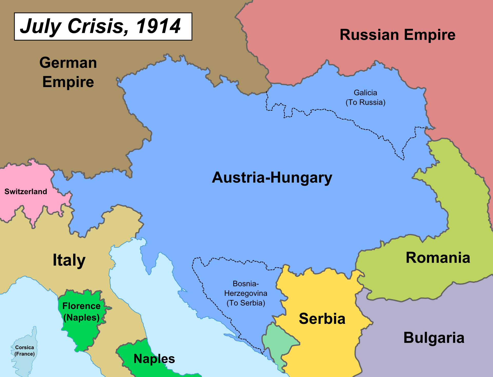 Austria Hungary, July Crisis (For Want Of Bad Weather) 