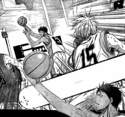 Aomine and Kuroko at Teiko