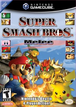 Super Smash Bros. Melee - North American Boxart