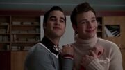 Klaine 3x07 hug