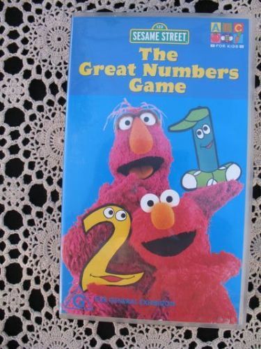 Sesame Street The Great Numbers Game 1998 Vhs