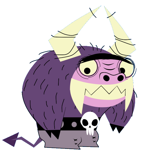 Eduardo from Foster's Home for Imaginary Friends Standing and Smiling