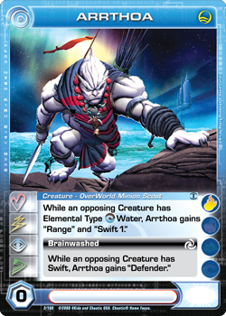 chaotic card game elemental creatures