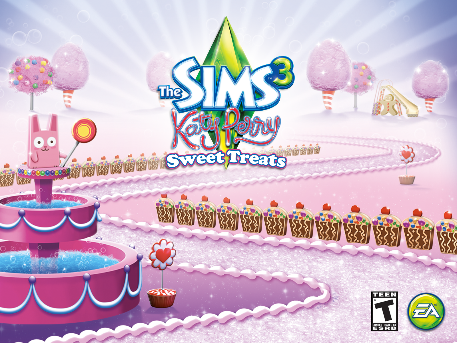 The Sims 3: Katy Perry's Sweet Treats Wallpaper