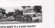 A 1976 HHT Scammell Turbodiesel V8 Roadtractor