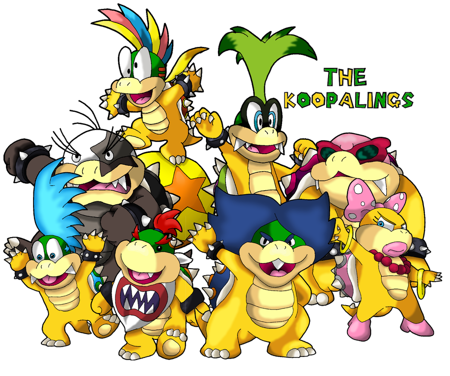 super mario 3 koopalings