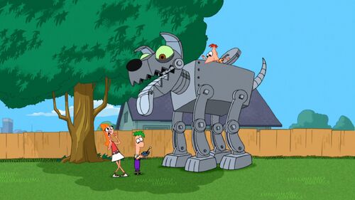 phineas and ferb robot dog