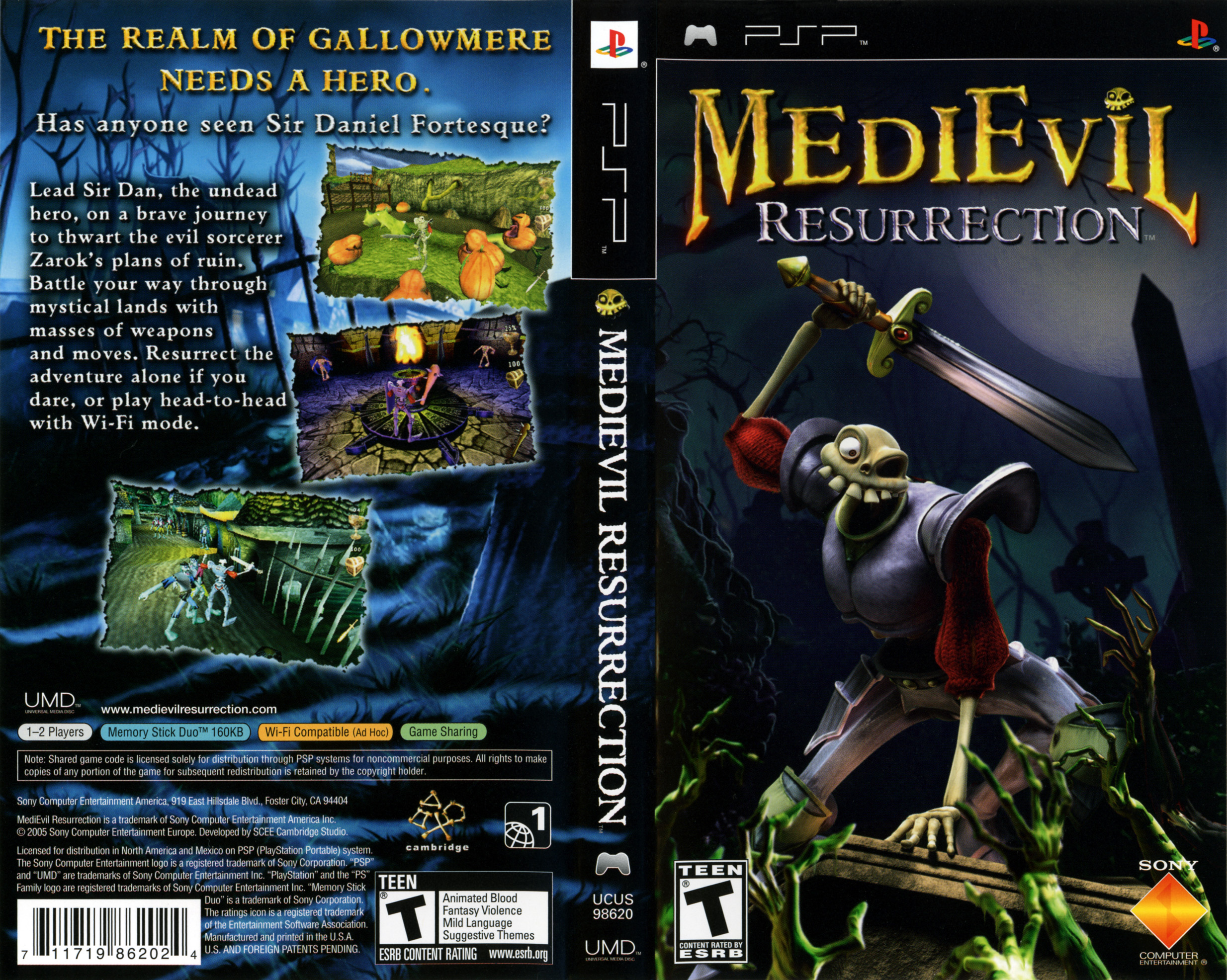 Medievil Resurrection COVER