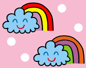 Rainbowz wallpaper desktop