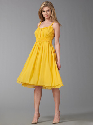 yellow dress