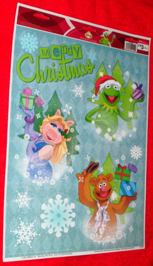 Impact innovations 2011 muppet christmas window cling