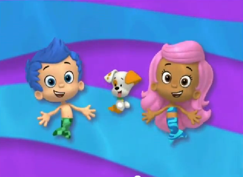 Image Bubbble Puppy With Molly Ansd Gilpng Bubble Guppies Wiki.