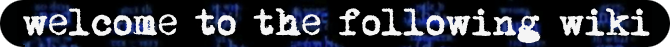 The following wiki welcome-header