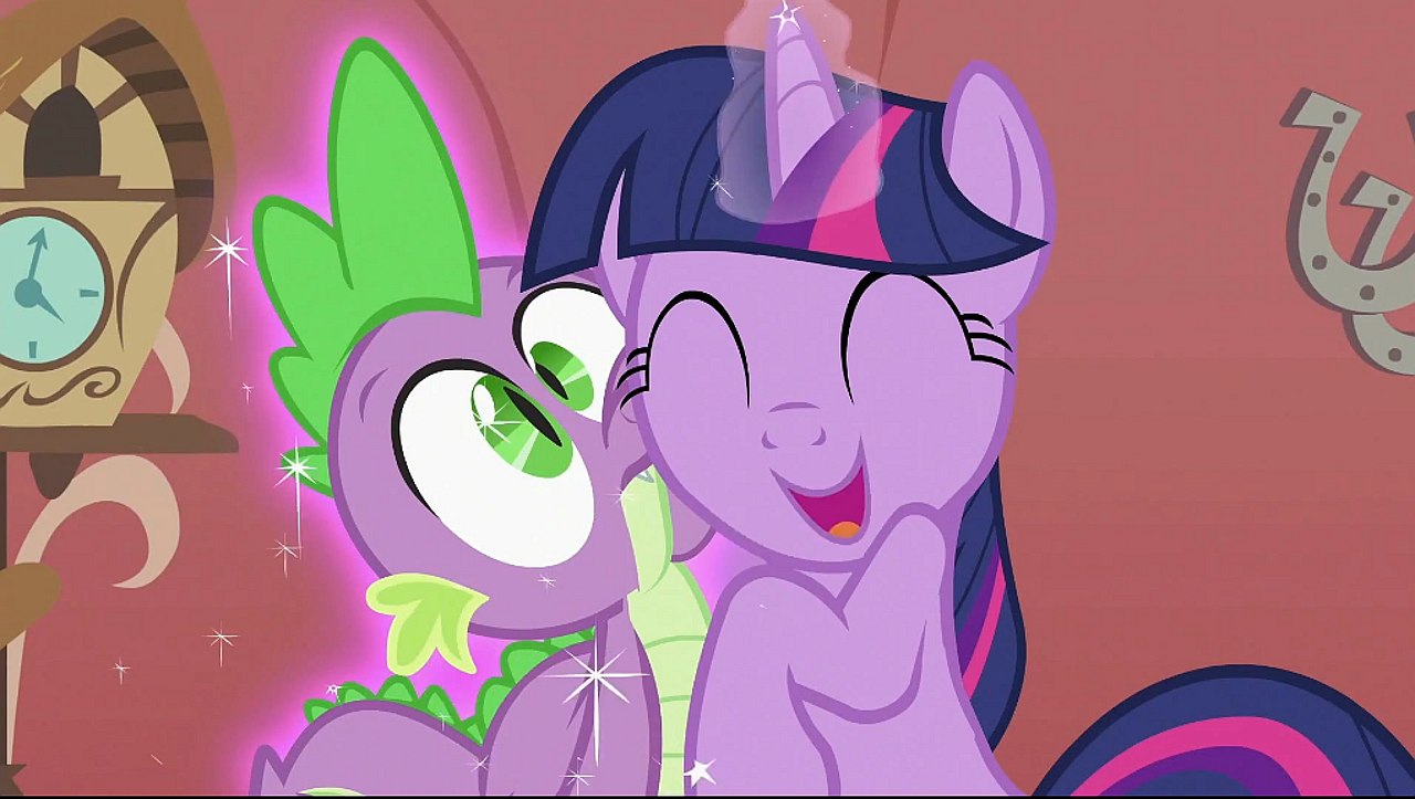 Image Twilight Hugging Spike S2e02png My Little Pony Friendship Is