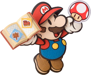 In Paper Mario: Sticker Star Mario can use Jump (A Button), Hammer (B Button), and Paperize (Y Button).