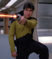 Enterprise-D security officer, 2364