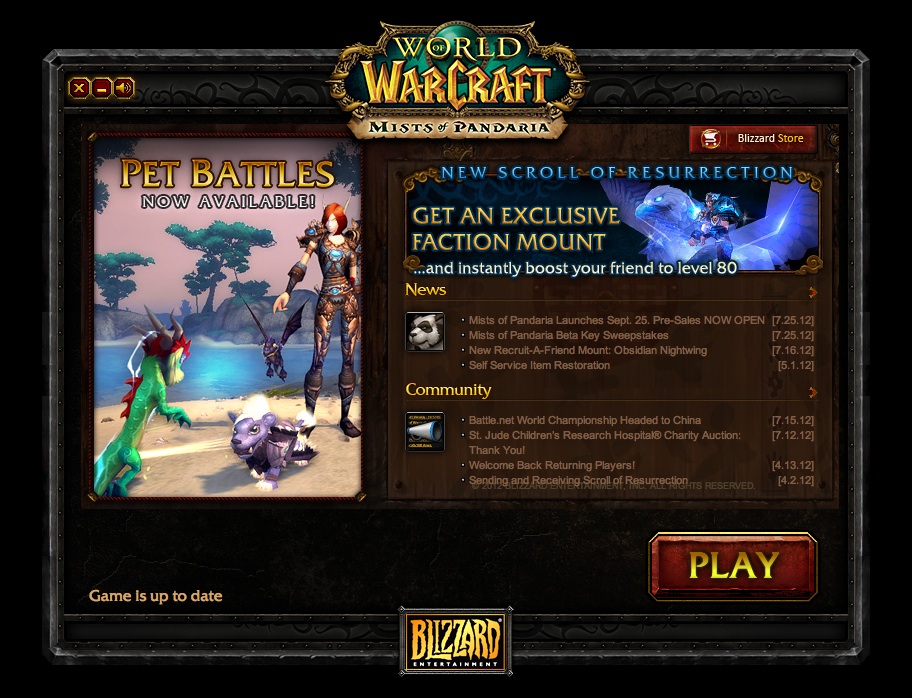 Desktop World of Warcraft Mounts