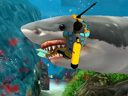 Jaws Eating an Environplus diver.