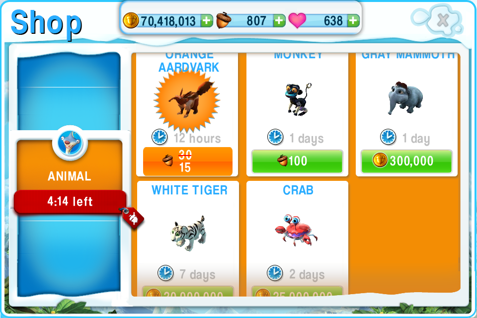 Image currently unavailable. Go to www.hack.generatorgame.com and choose Ice Age Village image, you will be redirect to Ice Age Village Generator site.