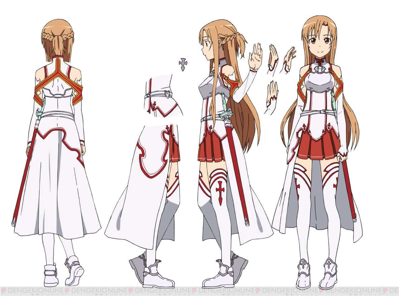 Asuna Yuuki, from Sword Art Online: Aincrad Arc, a roleplay on RPG