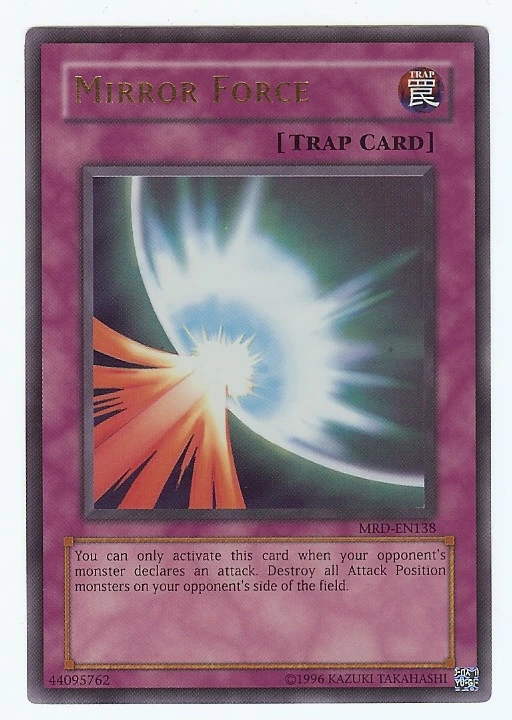 Card ErrataMirror Force YuGiOh!