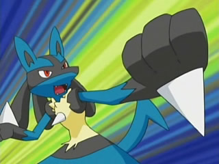 Image - Lucario-anime.png - Pokéfanon: The Official Unofficial Pokémon 