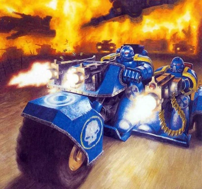 Attack Bike - Warhammer 40K Wiki - Space Marines, Chaos, planets, and more