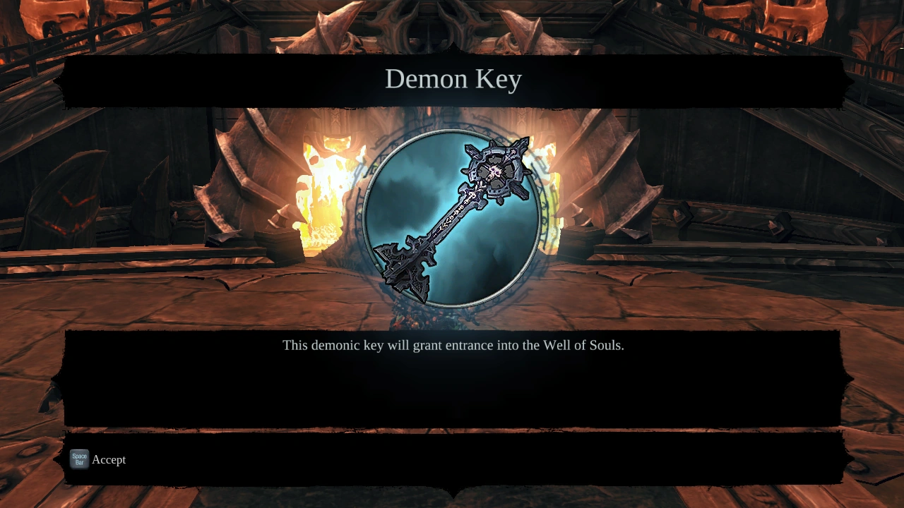 The Key to the Well of Souls Darksiders Wiki Wrath of War, Weapons
