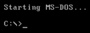 StartingMsdos