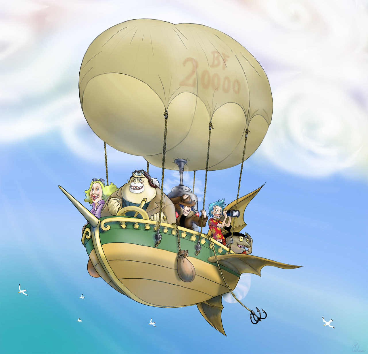 Airships One Piece Ship Of Fools Wiki.