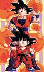 Goku petit i gran