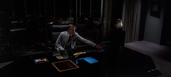 Edward Dillinger at his Desk