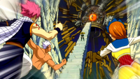 Natsu's Group vs. Imitatia