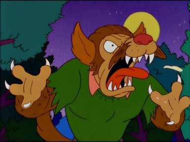 bart simpson werewolf