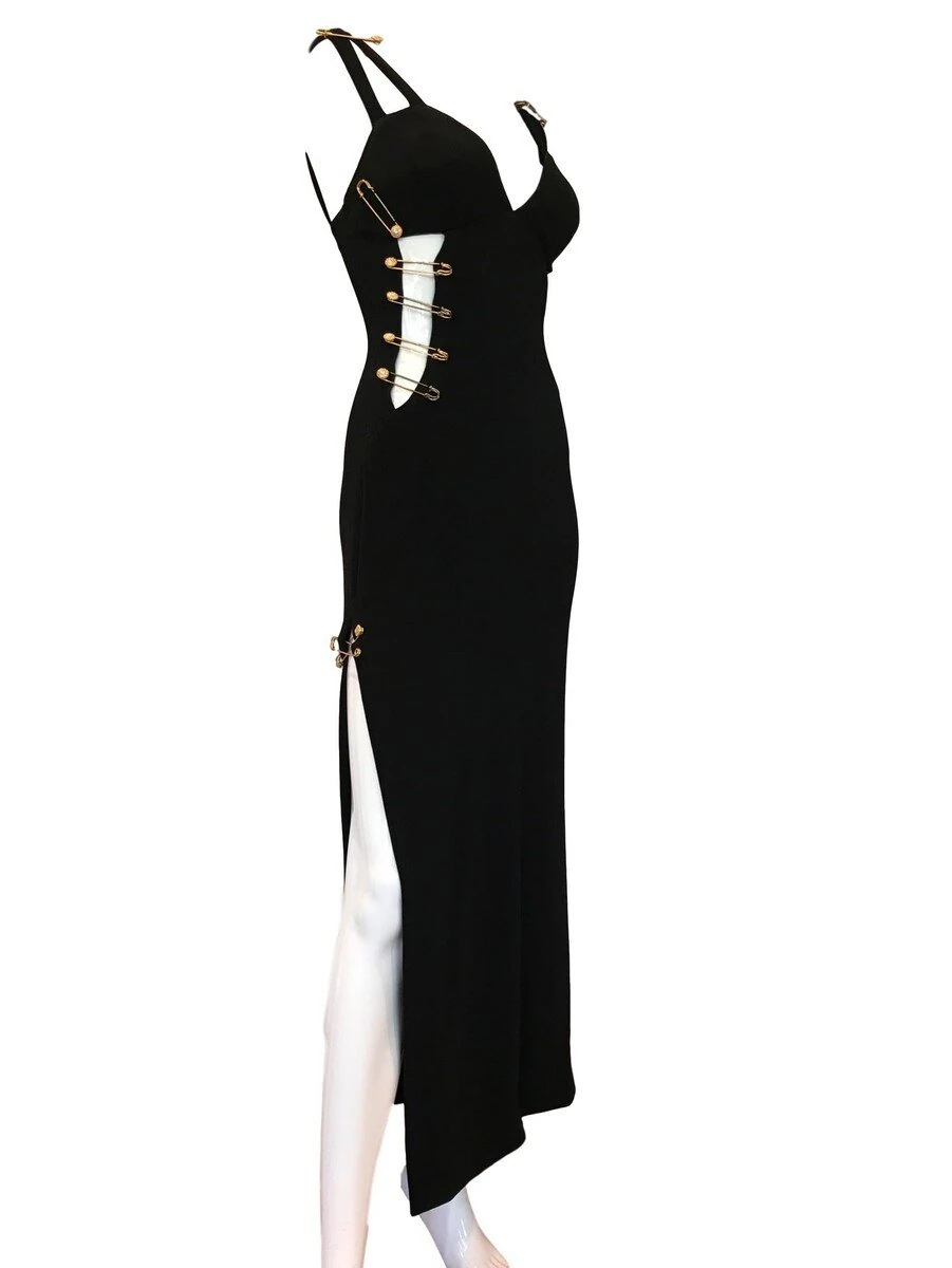 Image Versace SpringSummer 1994 Safety pins dress.jpg Gagapedia